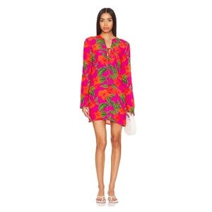 BEACH RIOT • Luana Kaftan in Hibiscus Sunset